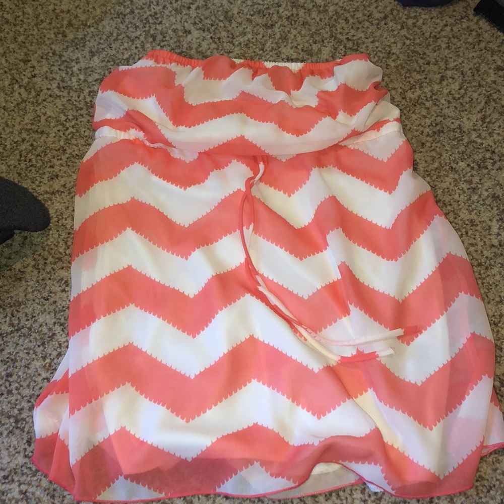 Charlotte Russe dress! Orange and white!!!
